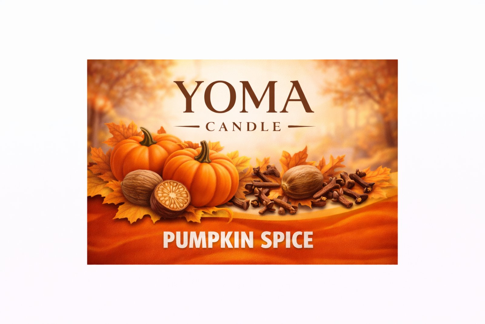 Κερί με άρωμα pumpkin spice